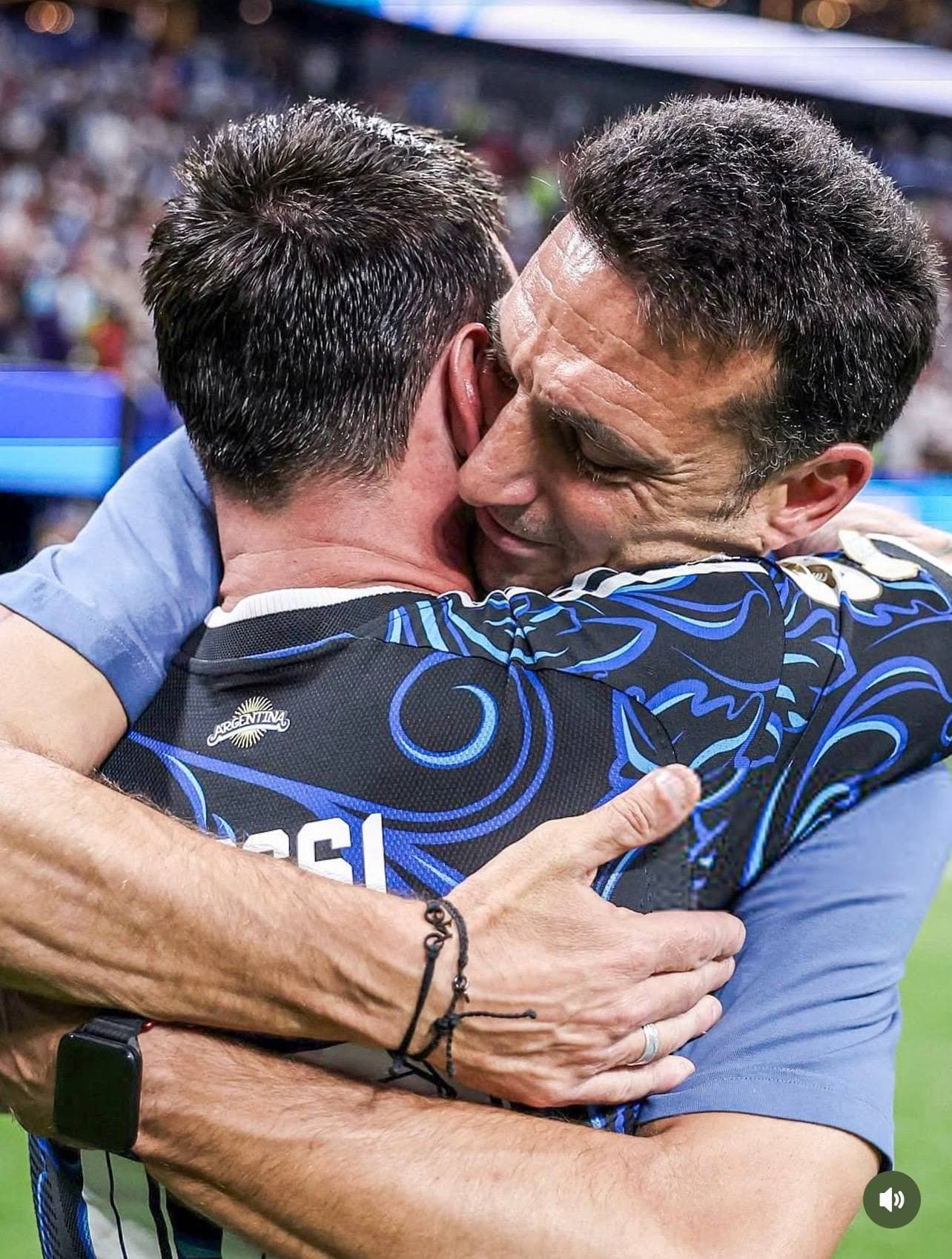 Lionel Messi after the World Cup final