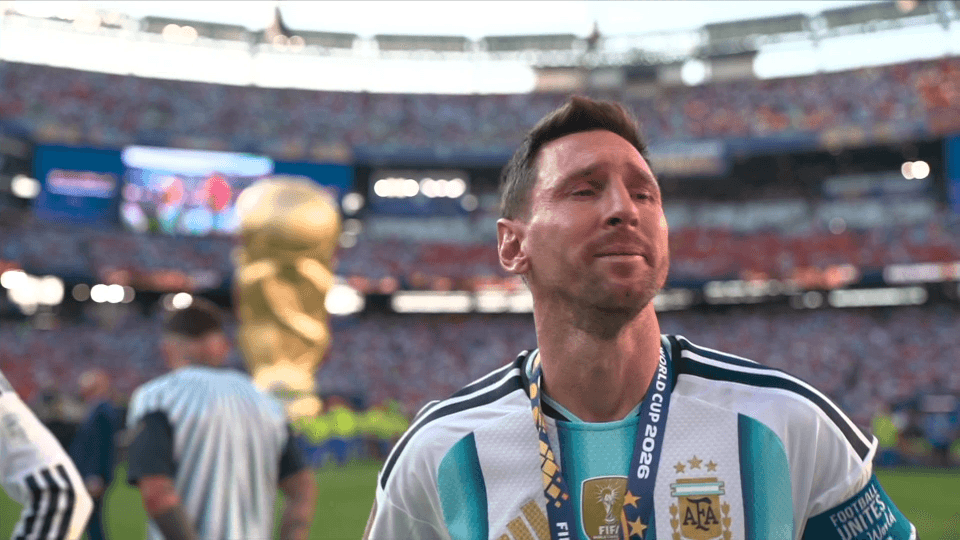 Lionel Messi after the World Cup final