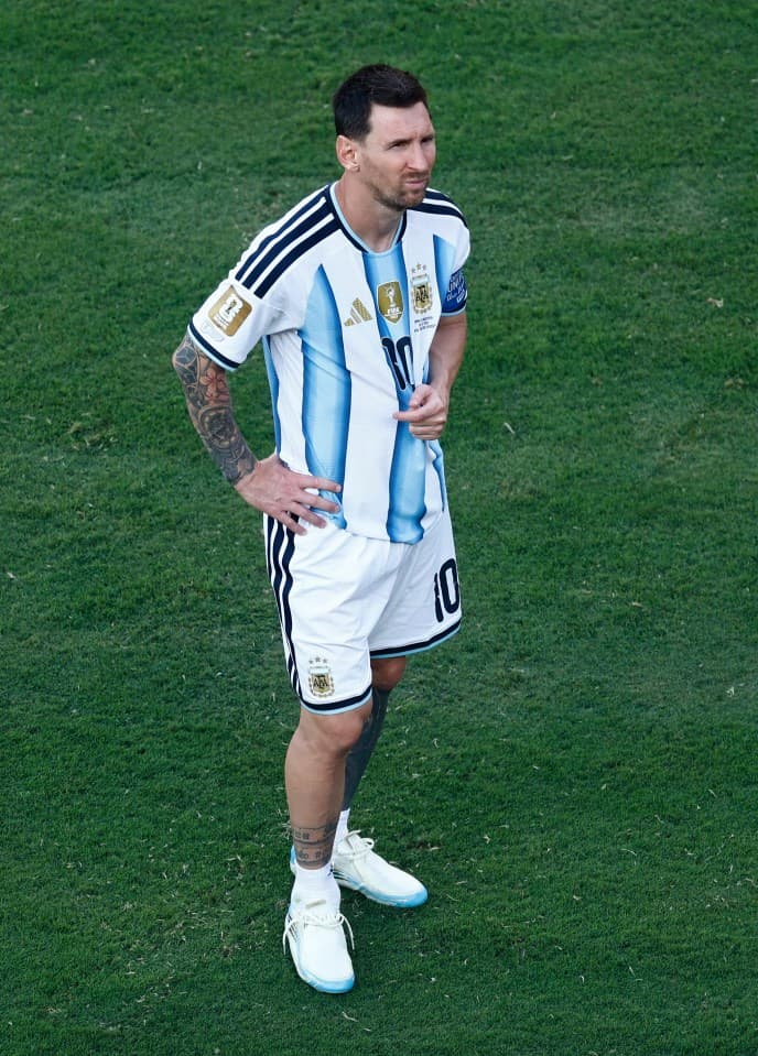 Lionel Messi after the World Cup final